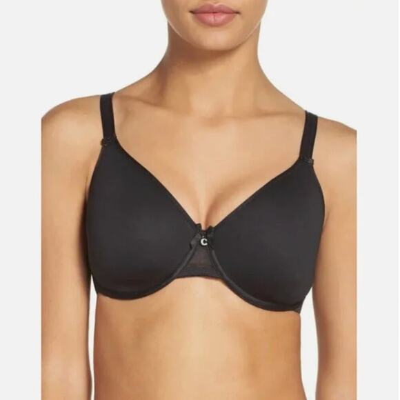 Chantelle Black Adjustable Strap Minimizer Bra 42DD - Picture 1 of 8